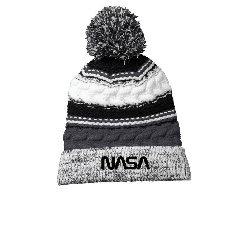 NASA Marbled Knit Beanies