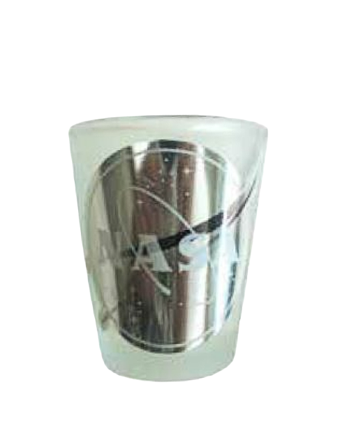 NASA Frosted Shot Glass