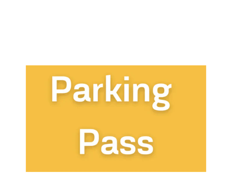 CARIN LEON Street Yellow Parking Pass