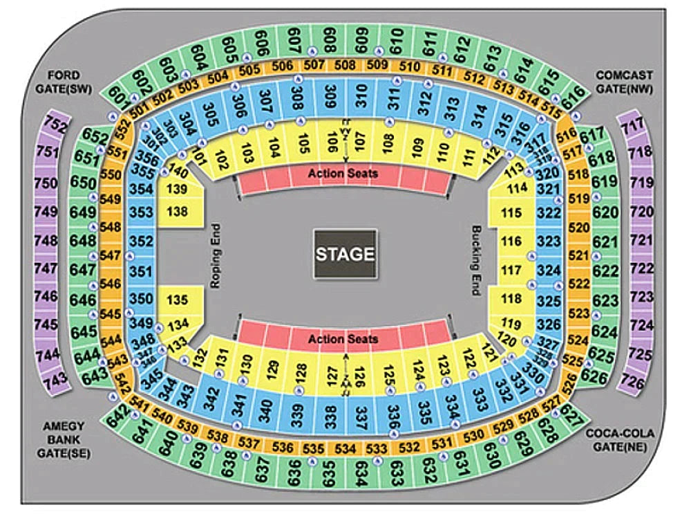 BRAD PAISLEY SECTION 135 Row Q seats 11 & 12