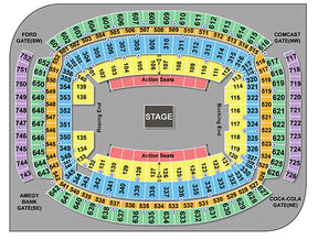 BRAD PAISLEY SECTION 135 Row Q seats 11 & 12