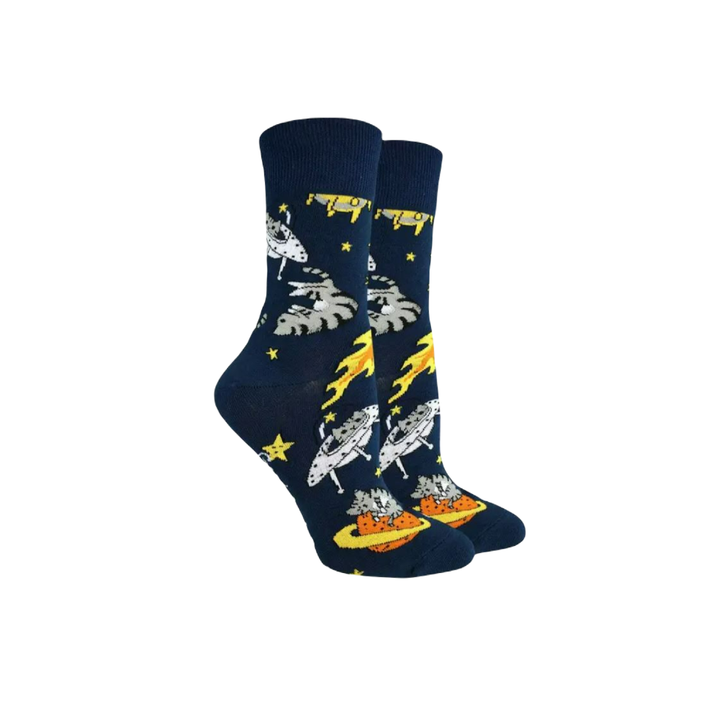 Women's Space Cats Socks