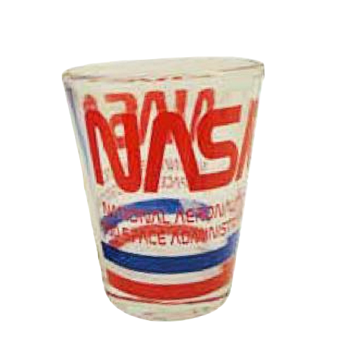 NASA Worm Shot Glass