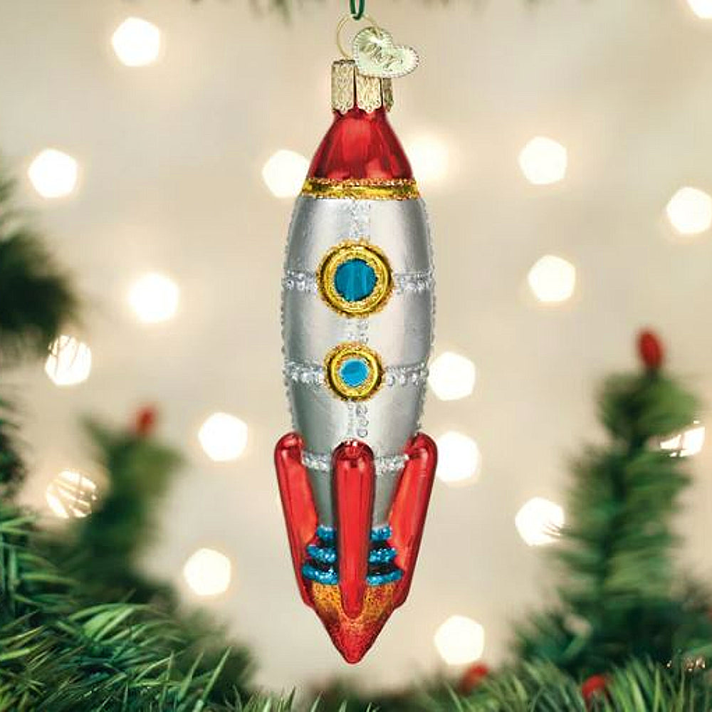 Rocket Ship Ornament