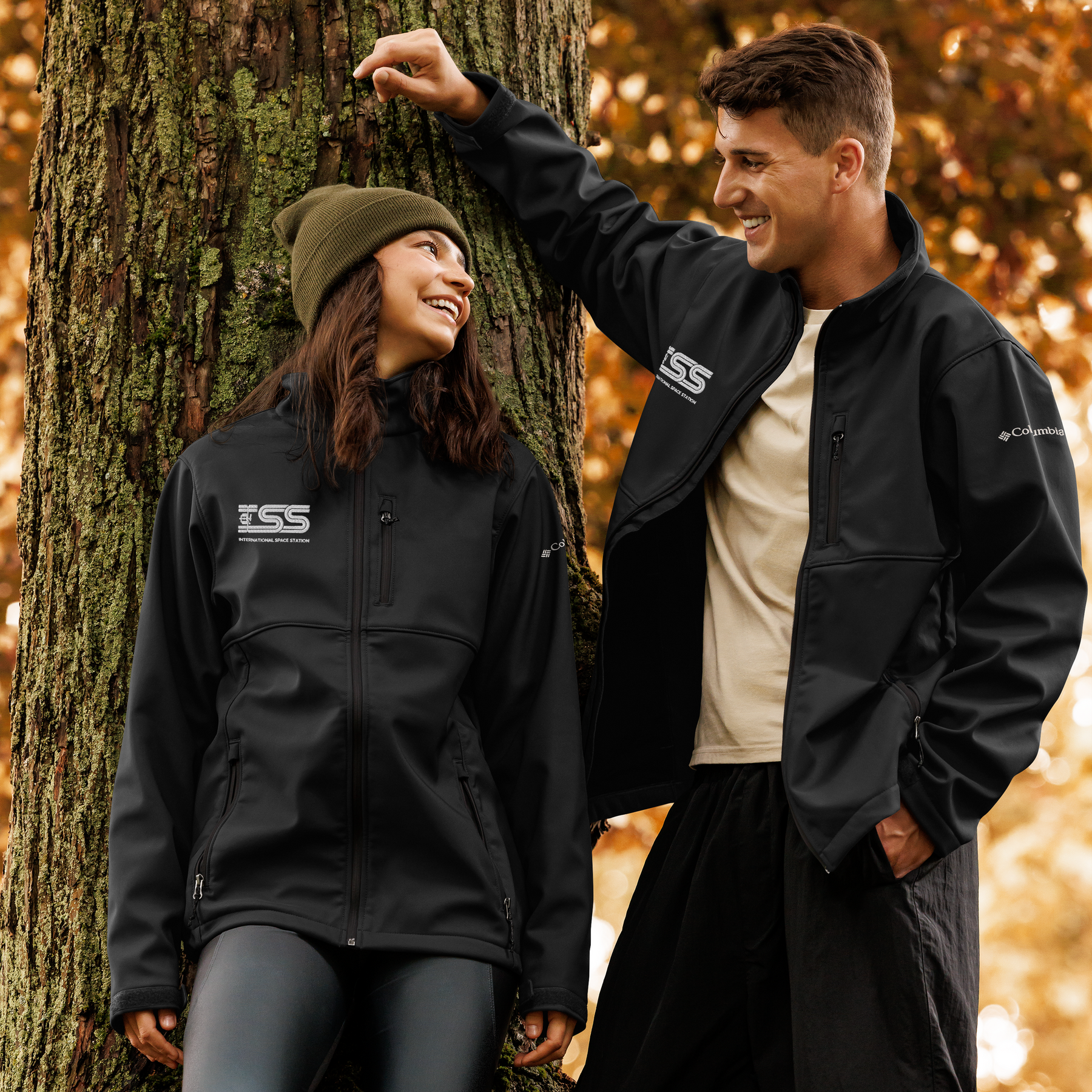 ISS Unisex Columbia Soft Shell Jacket