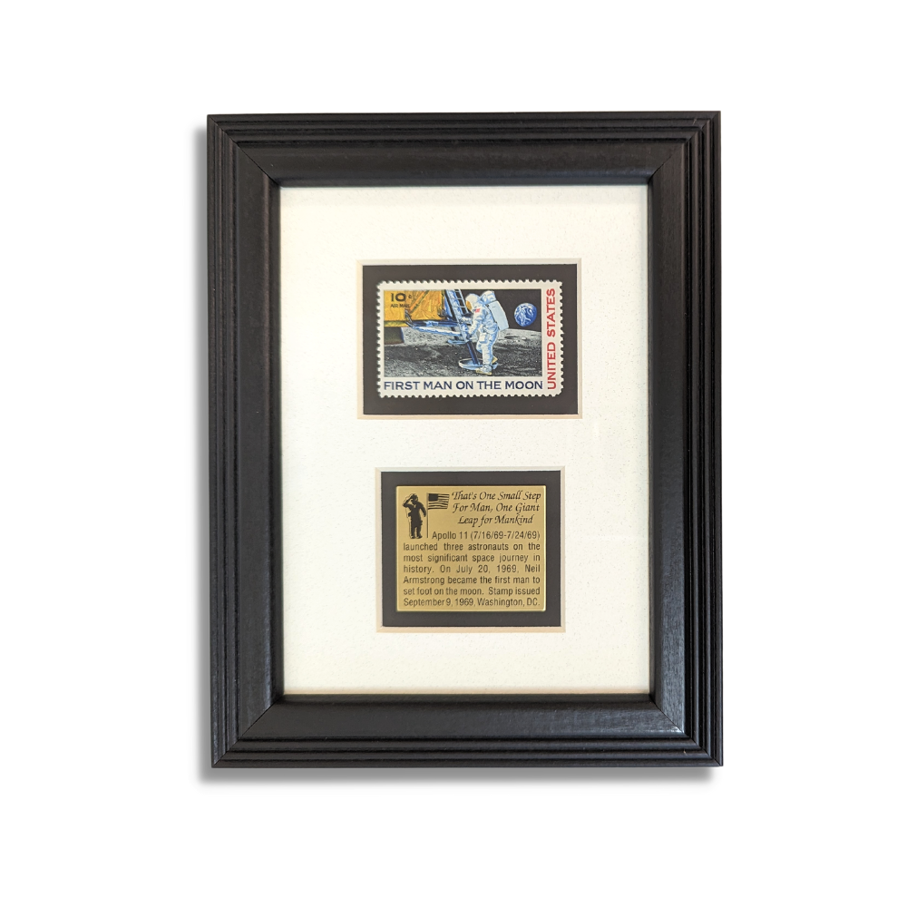 Apollo 11 5x7 Framed Stamp