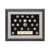 Apollo/Skylab/Apollo Soyuz Framed Pin Set